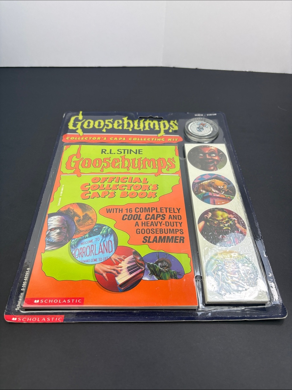 Scholastic Goosebumps Collector's Caps Collecting Kit 1995 R.L. Stine - Picture 10 of 10